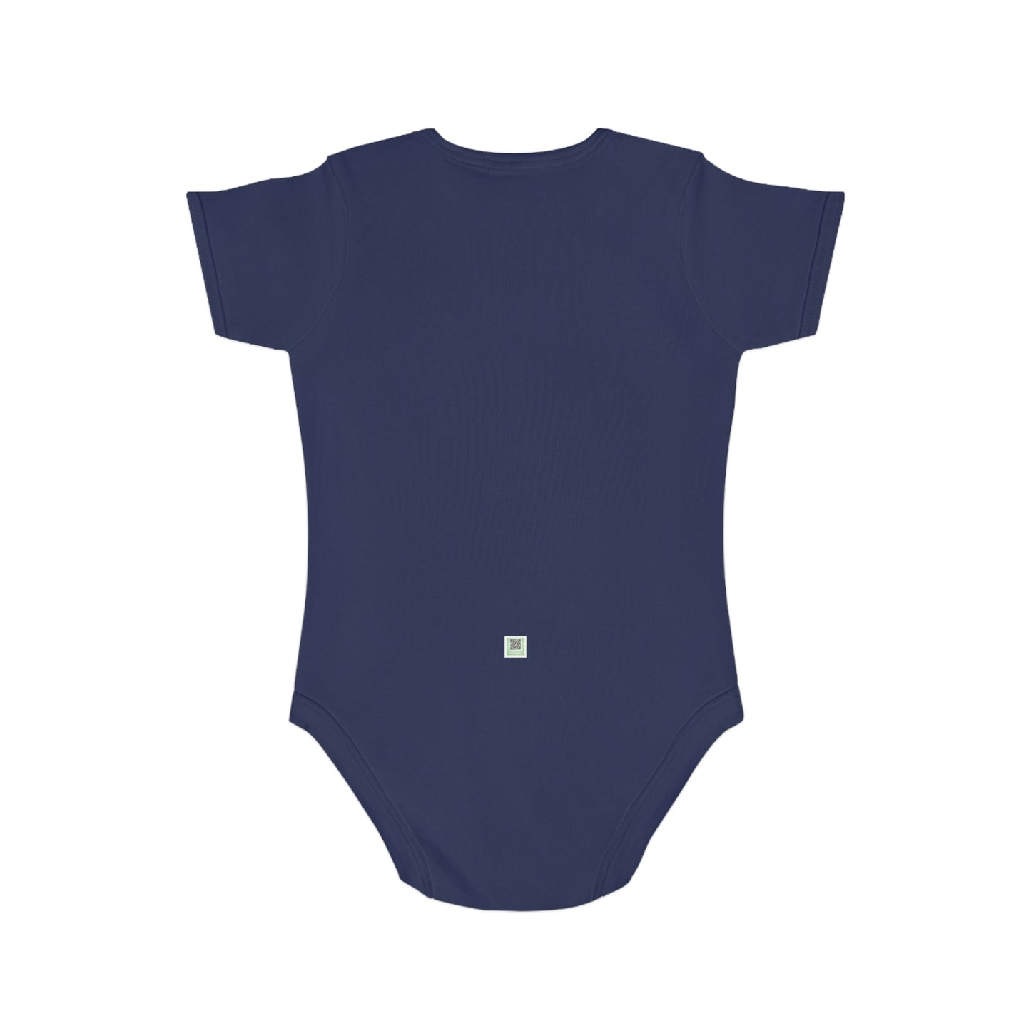 Organic Short Sleeve Baby Bodysuit *Giraffe*