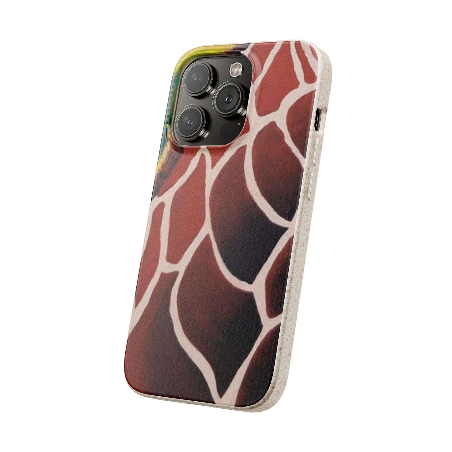 Eco-Friendly Phone Cases, Biodegradable Cases with Giraffe Print, Sustainable