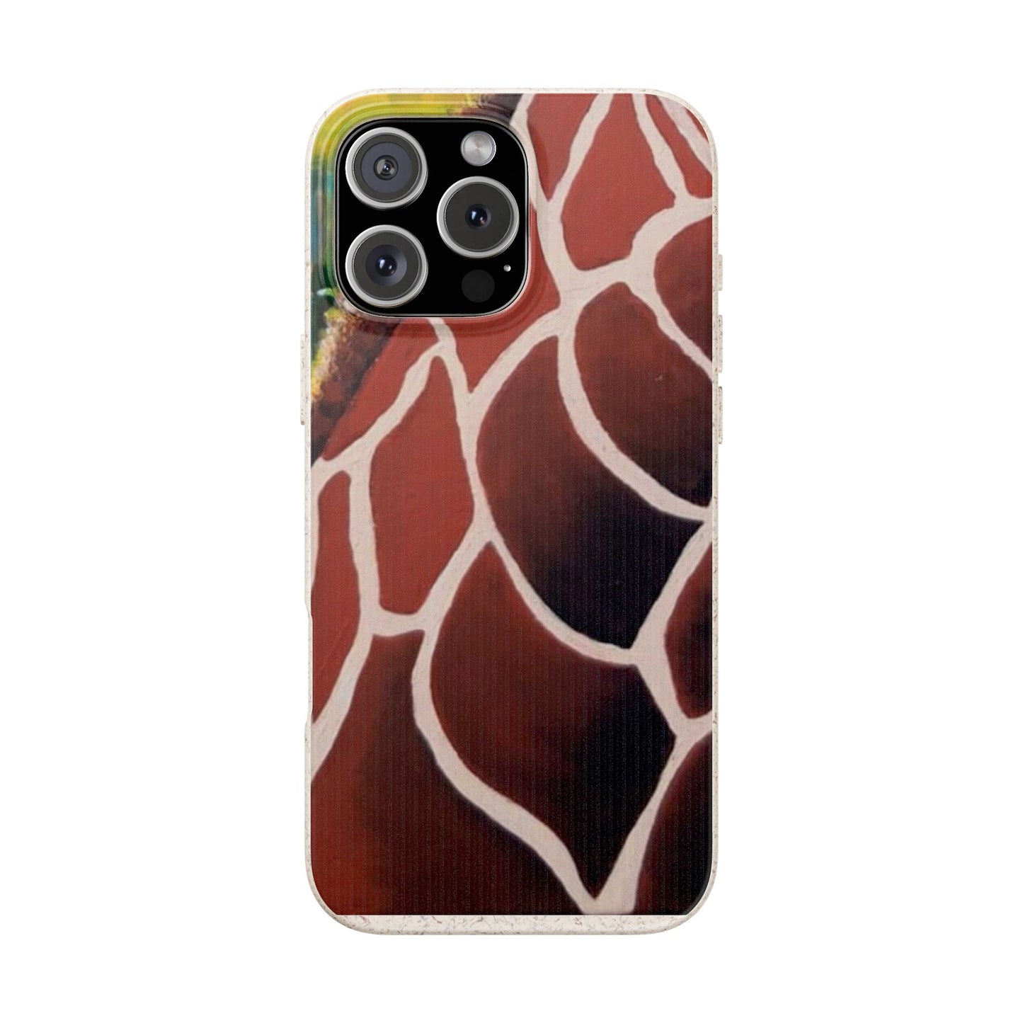 Eco-Friendly Phone Cases, Biodegradable Cases with Giraffe Print, Sustainable