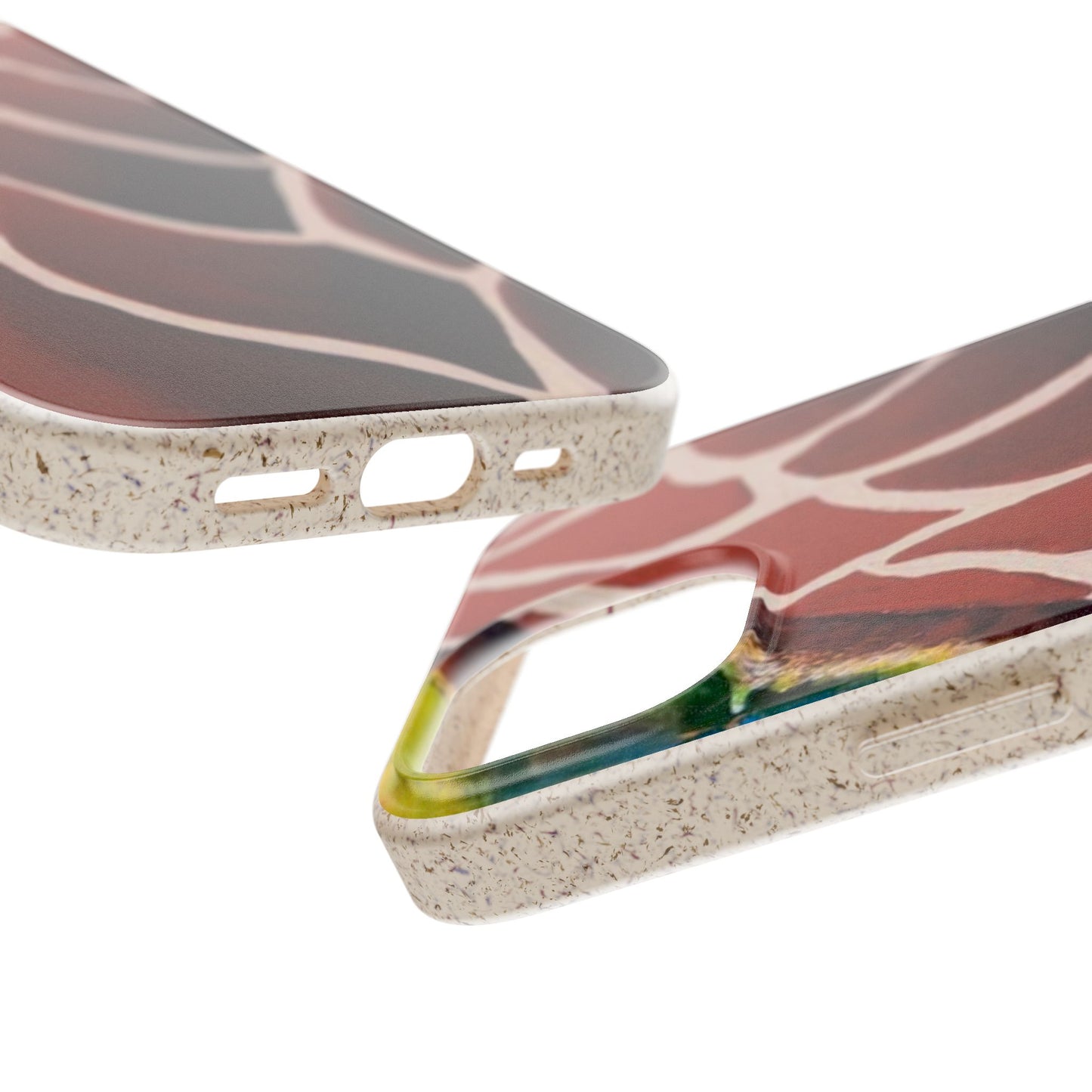 Eco-Friendly Phone Cases, Biodegradable Cases with Giraffe Print, Sustainable