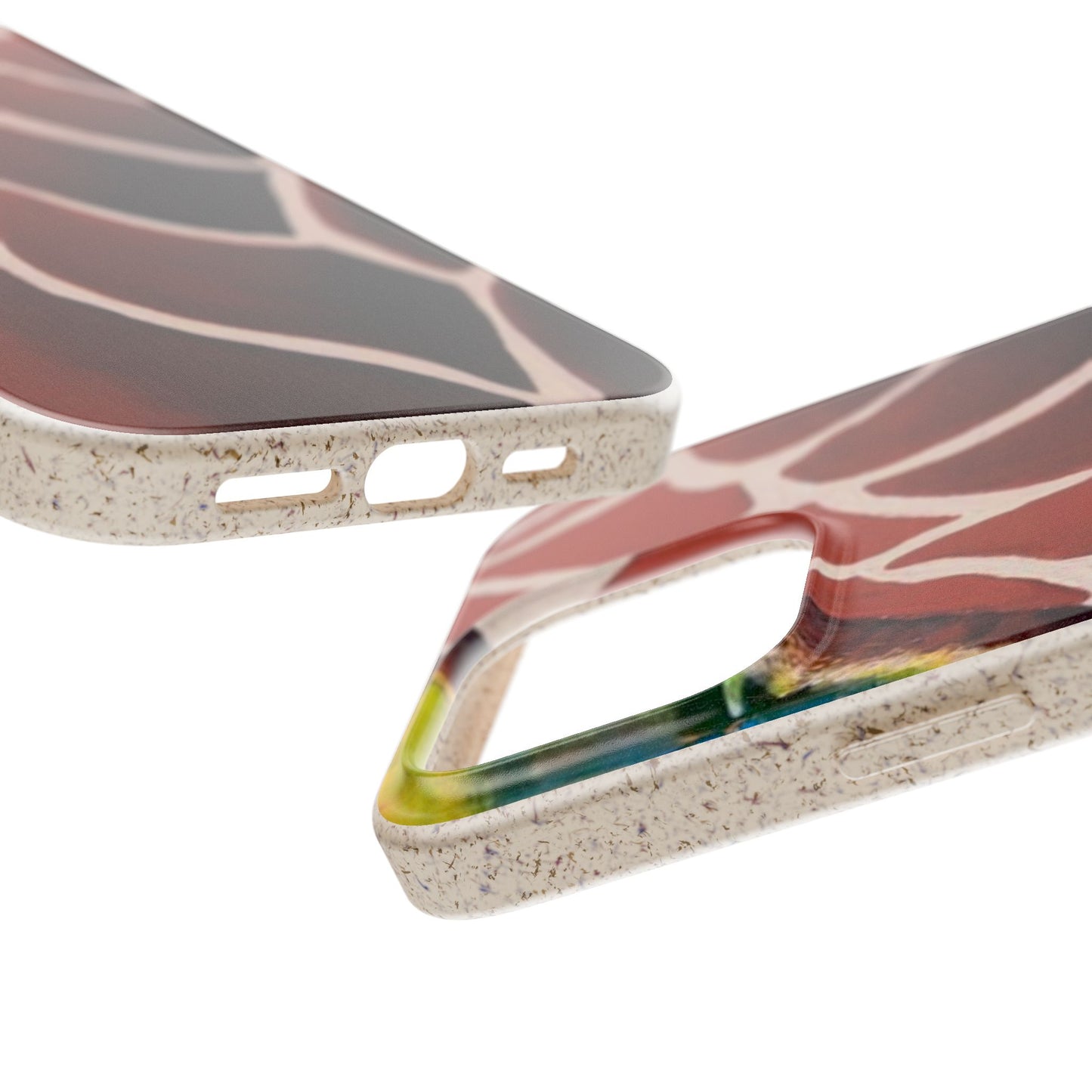 Eco-Friendly Phone Cases, Biodegradable Cases with Giraffe Print, Sustainable