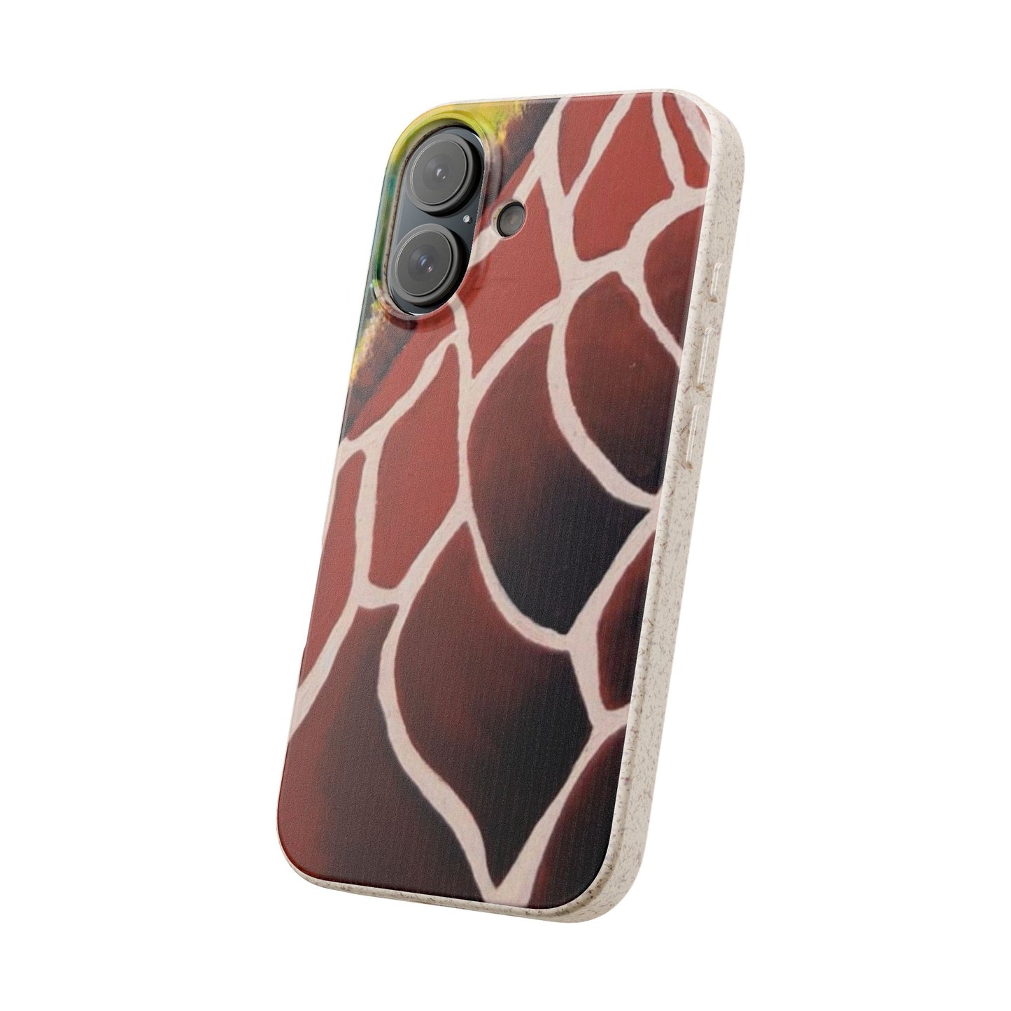 Eco-Friendly Phone Cases, Biodegradable Cases with Giraffe Print, Sustainable
