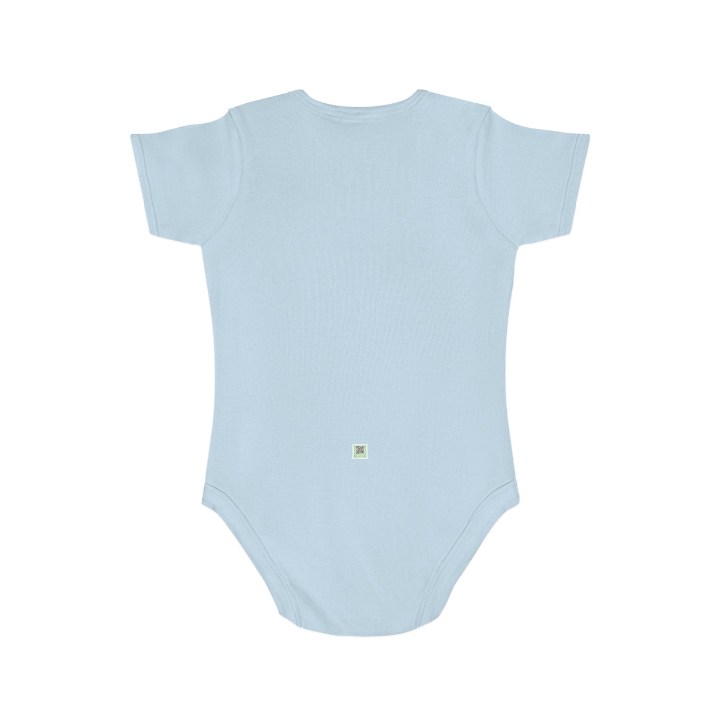 Organic Short Sleeve Baby Bodysuit *Giraffe*