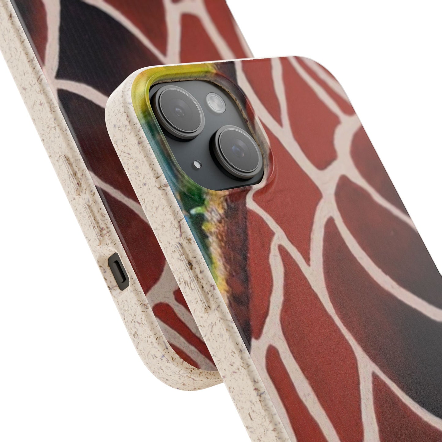 Eco-Friendly Phone Cases, Biodegradable Cases with Giraffe Print, Sustainable