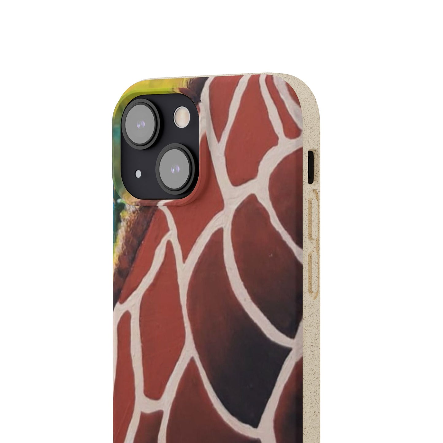 Eco-Friendly Phone Cases, Biodegradable Cases with Giraffe Print, Sustainable