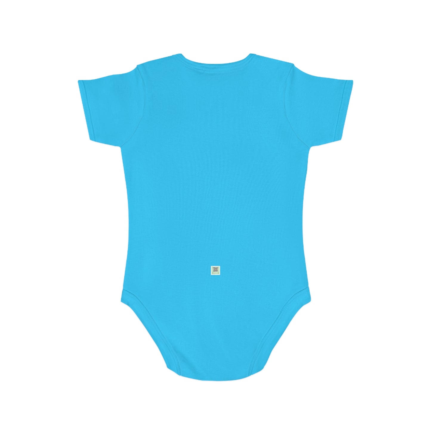 Organic Short Sleeve Baby Bodysuit *Giraffe*