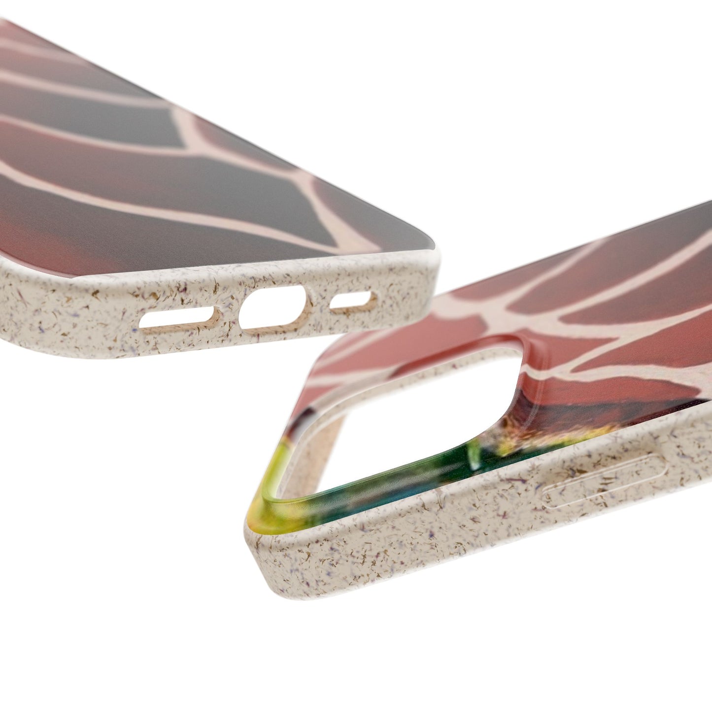Eco-Friendly Phone Cases, Biodegradable Cases with Giraffe Print, Sustainable