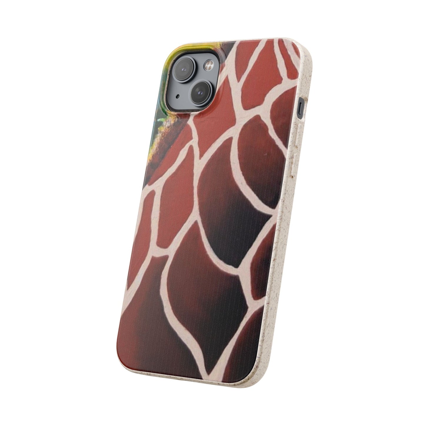 Eco-Friendly Phone Cases, Biodegradable Cases with Giraffe Print, Sustainable
