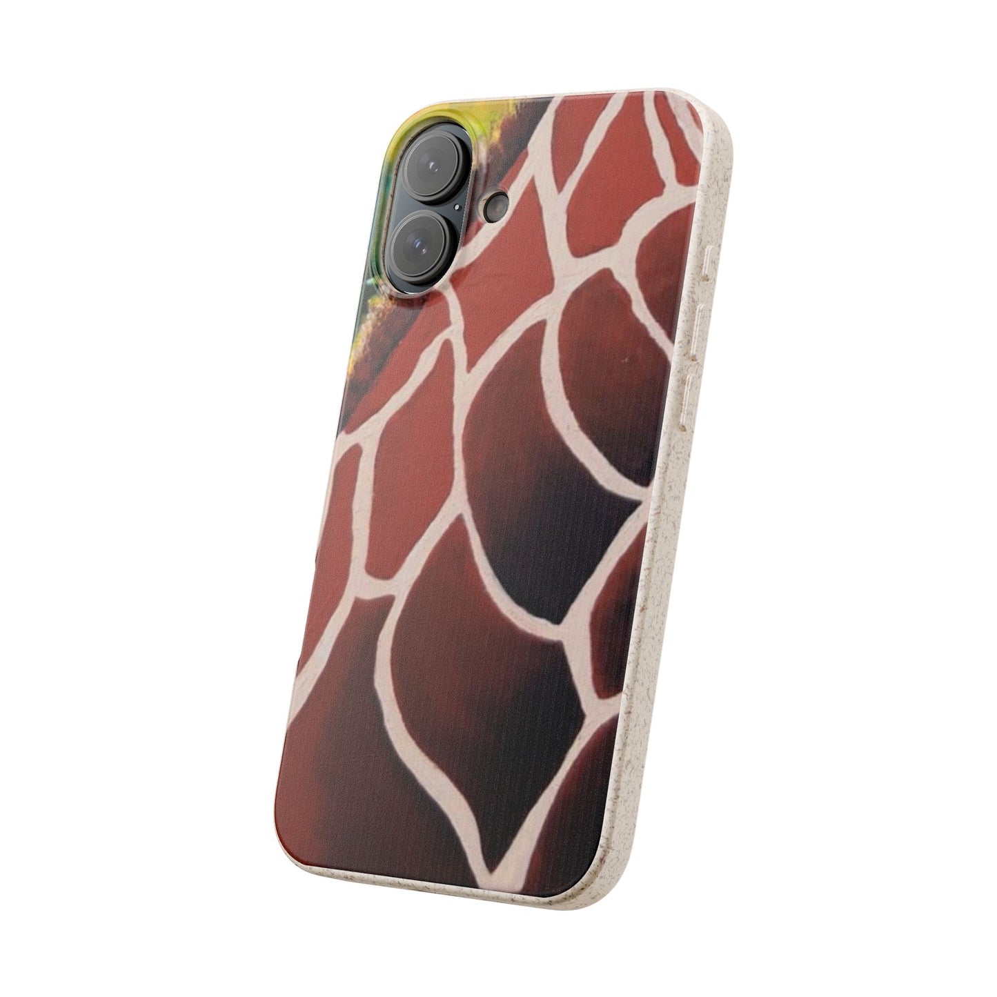 Eco-Friendly Phone Cases, Biodegradable Cases with Giraffe Print, Sustainable