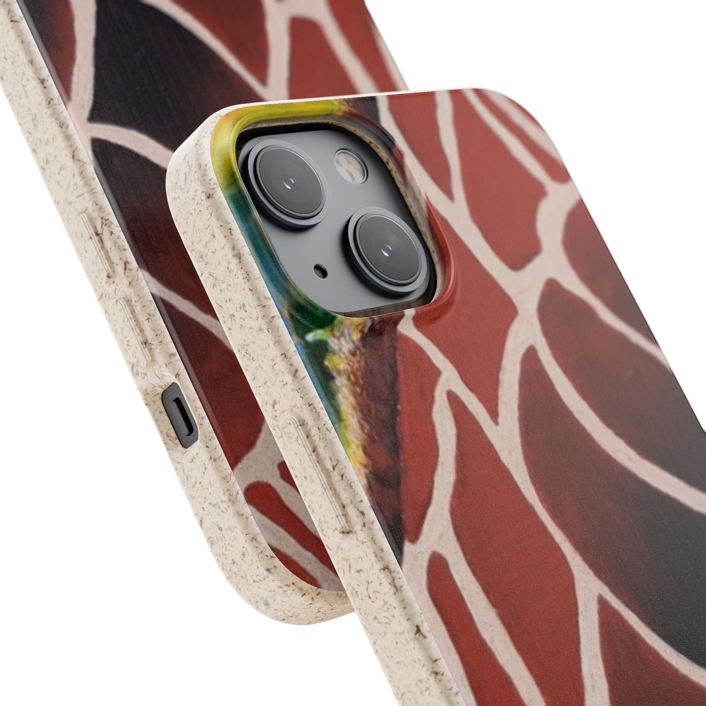 Eco-Friendly Phone Cases, Biodegradable Cases with Giraffe Print, Sustainable
