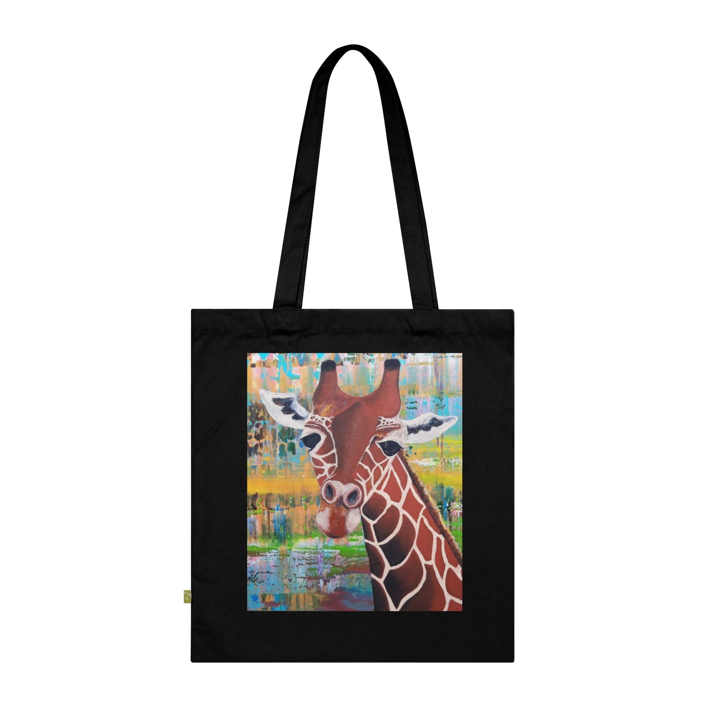 Colorful Giraffe Eco-Friendly Shopping Bag, Sustainable