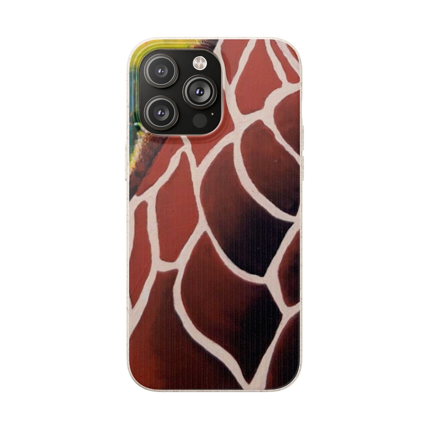 Eco-Friendly Phone Cases, Biodegradable Cases with Giraffe Print, Sustainable