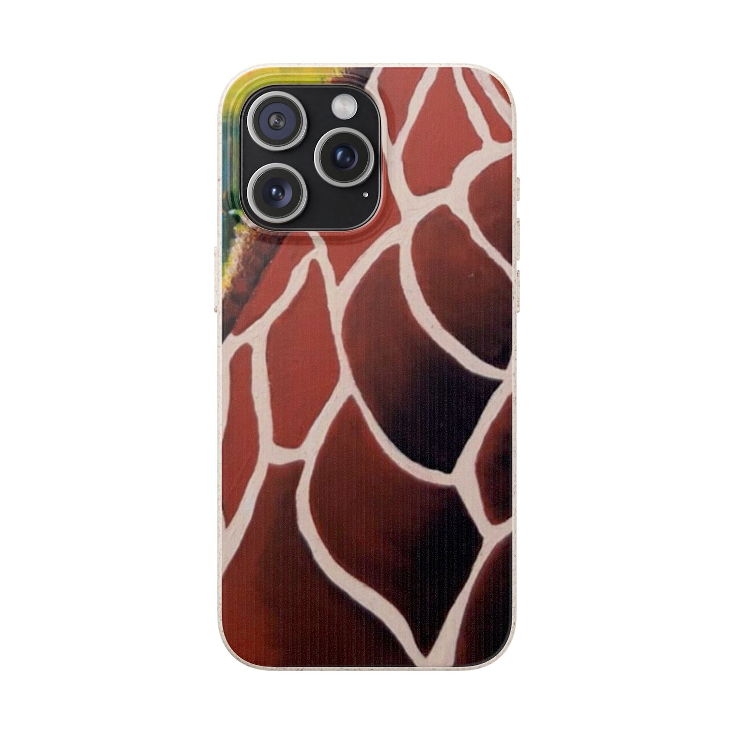 Eco-Friendly Phone Cases, Biodegradable Cases with Giraffe Print, Sustainable