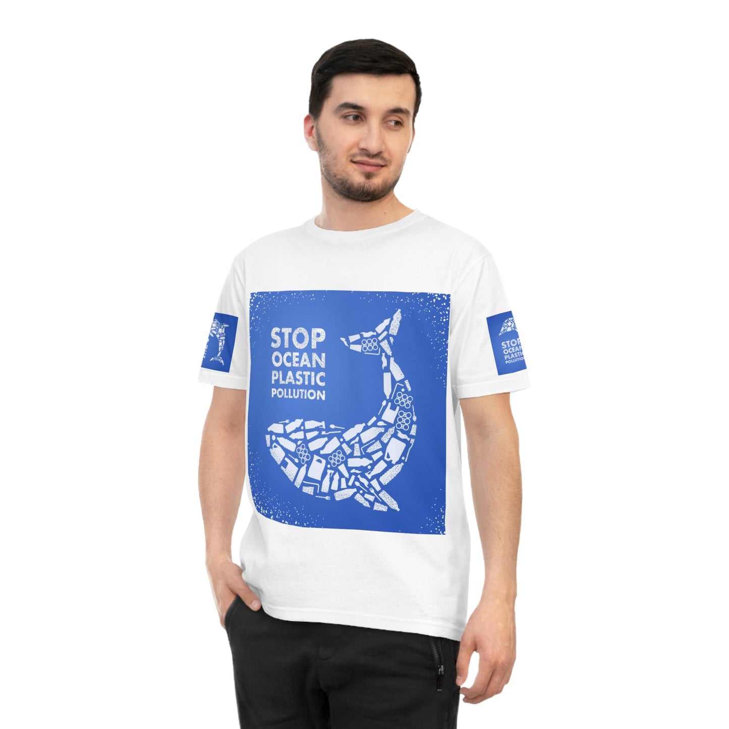 Organic Unisex Classic Jersey T-shirt *save our oceans l*