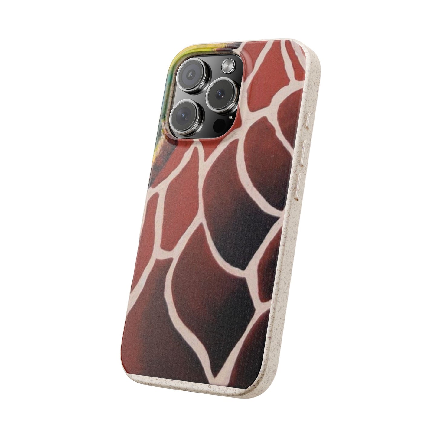 Eco-Friendly Phone Cases, Biodegradable Cases with Giraffe Print, Sustainable