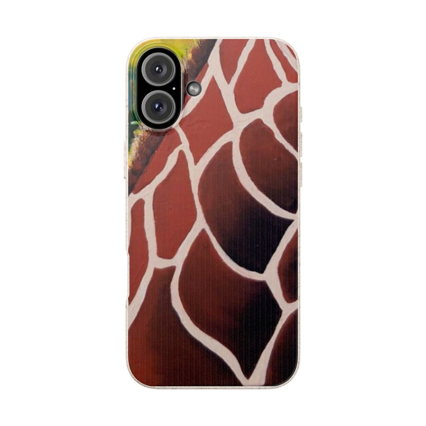 Eco-Friendly Phone Cases, Biodegradable Cases with Giraffe Print, Sustainable