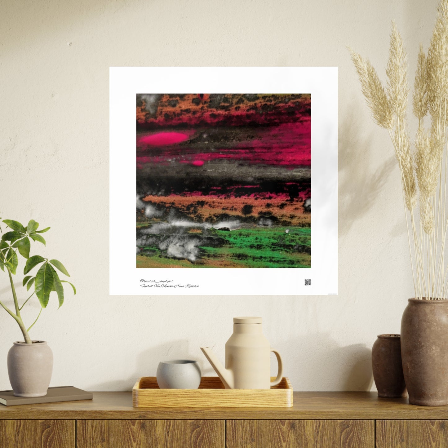 Fynbos, Abstract, FSC Paper Posters