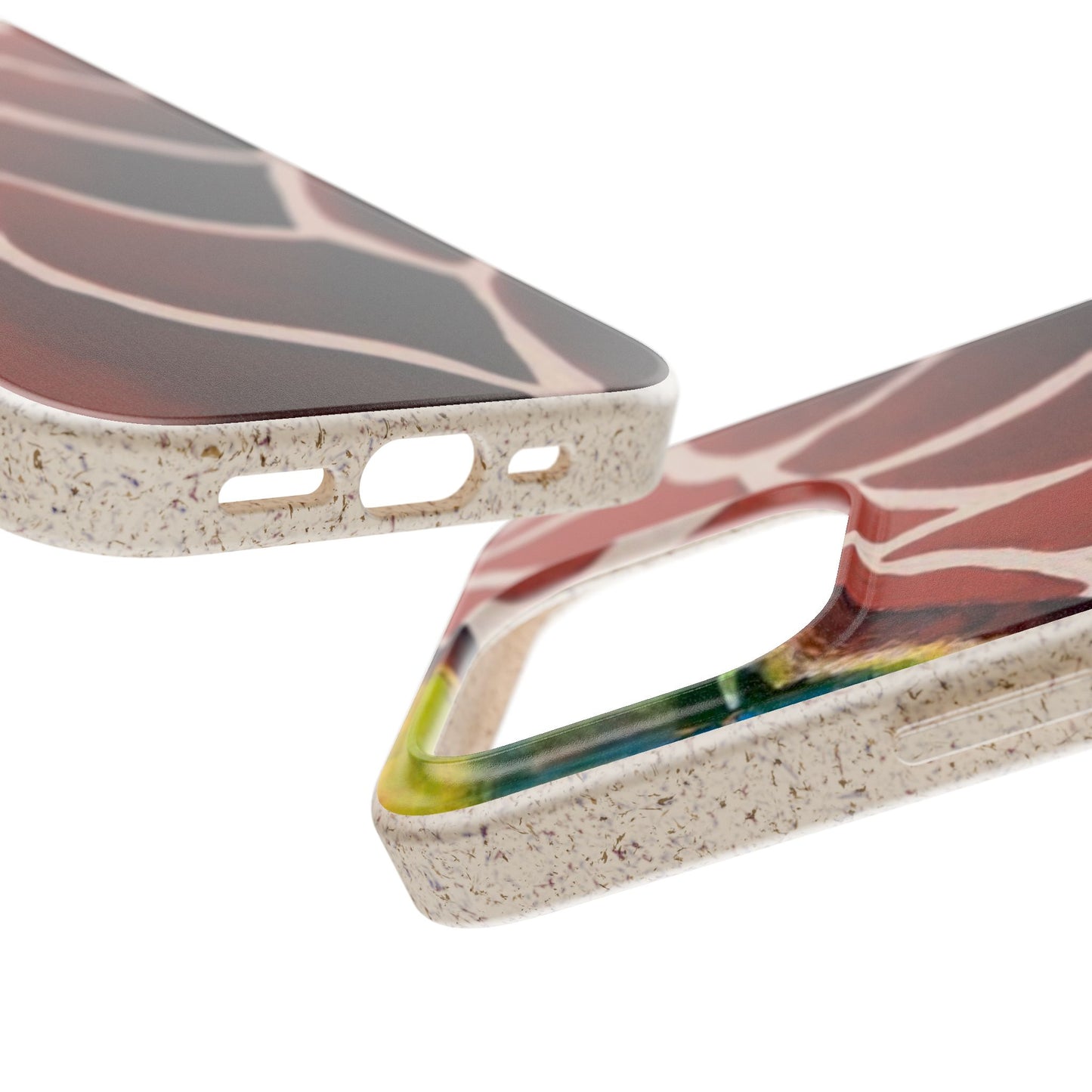 Eco-Friendly Phone Cases, Biodegradable Cases with Giraffe Print, Sustainable