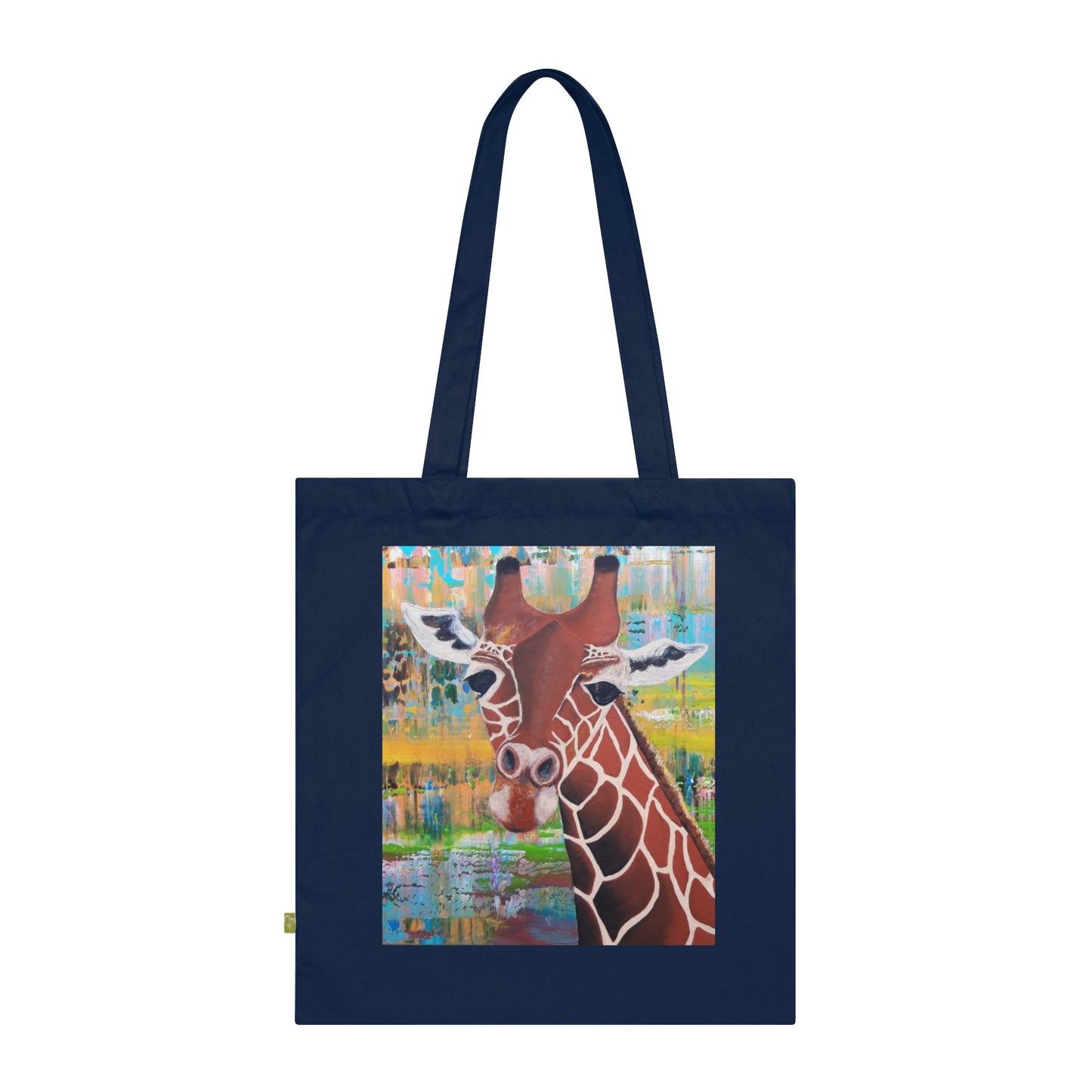Colorful Giraffe Eco-Friendly Shopping Bag, Sustainable