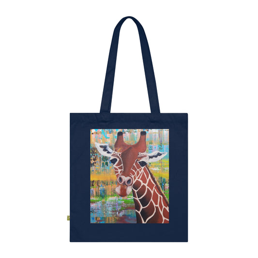 Colorful Giraffe Eco-Friendly Shopping Bag, Sustainable