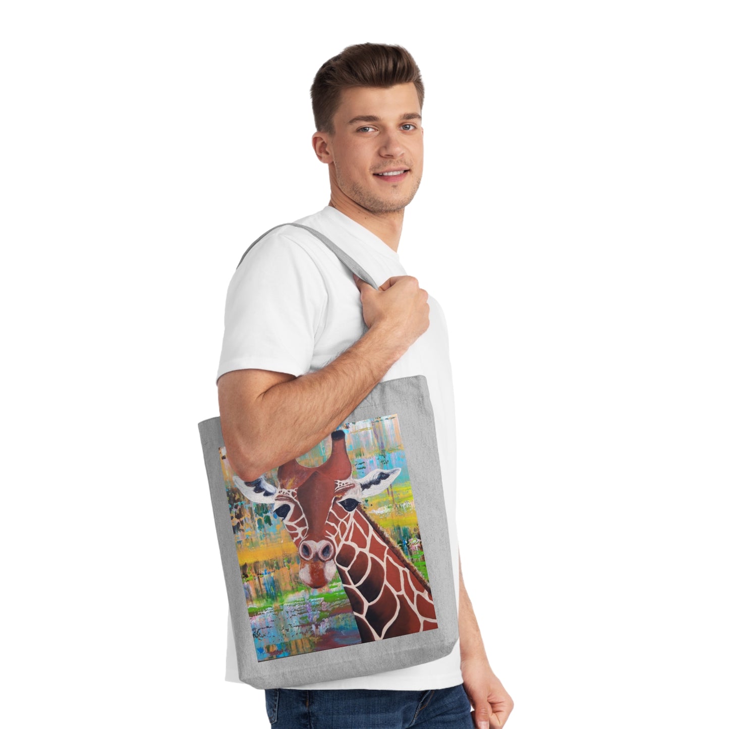 Colorful Natural Giraffe Eco-Friendly Shopping Bag