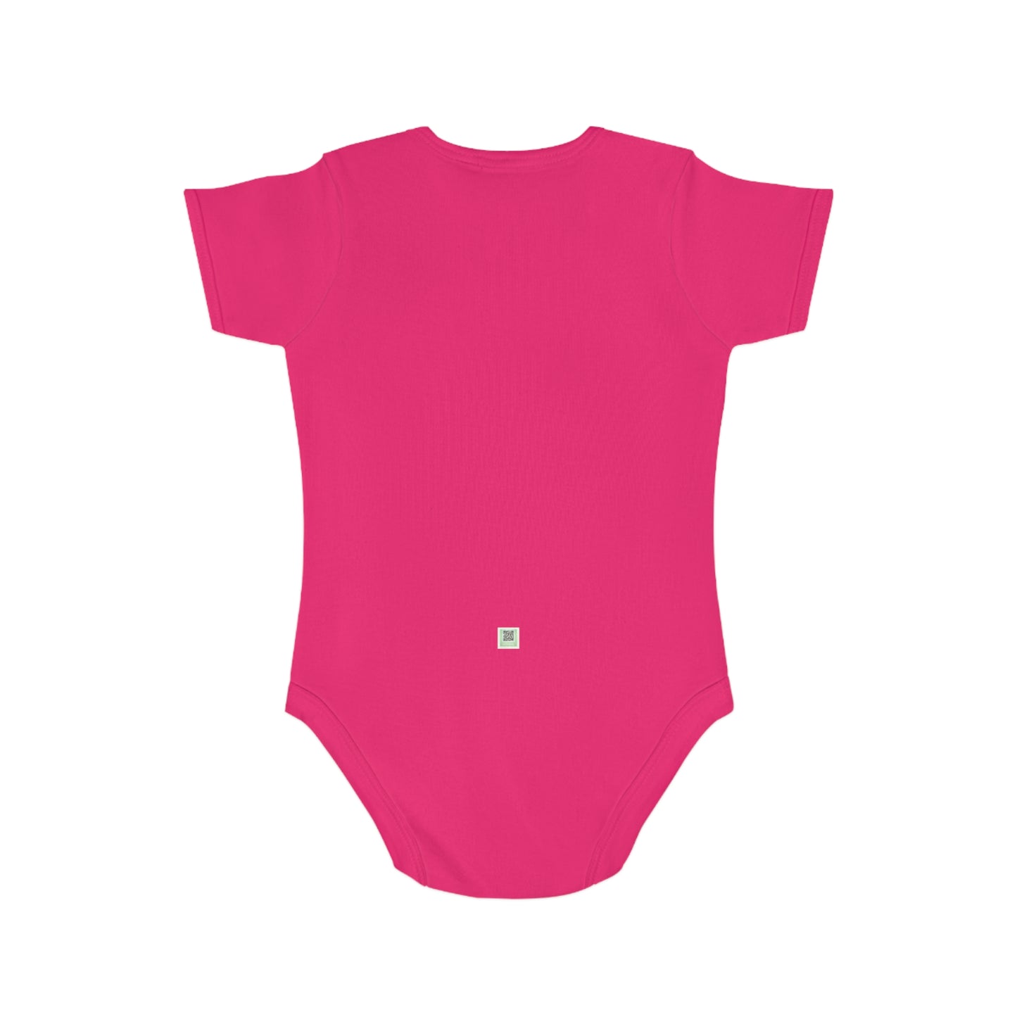 Organic Short Sleeve Baby Bodysuit *Giraffe*