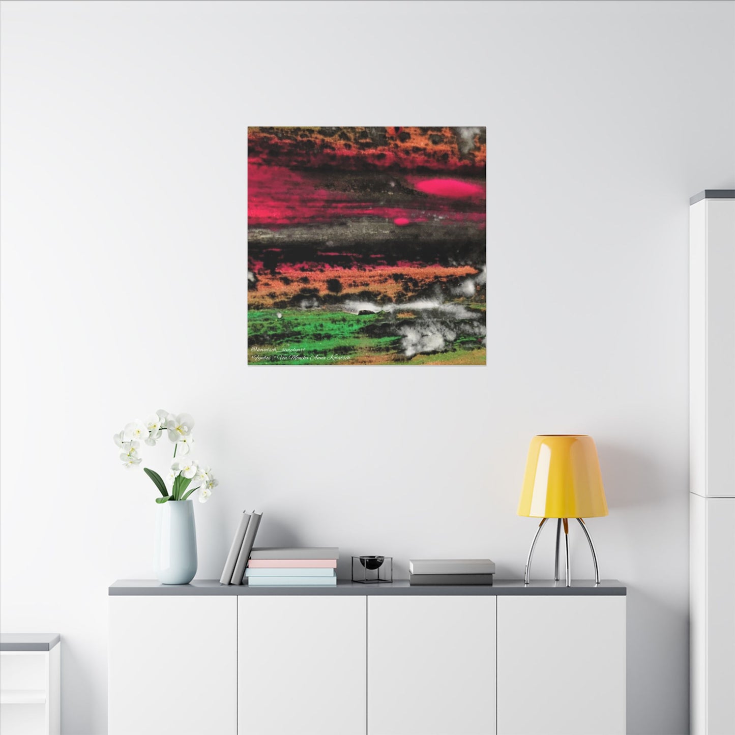 Fynbos l, Abstract, Matte Canvas, Stretched
