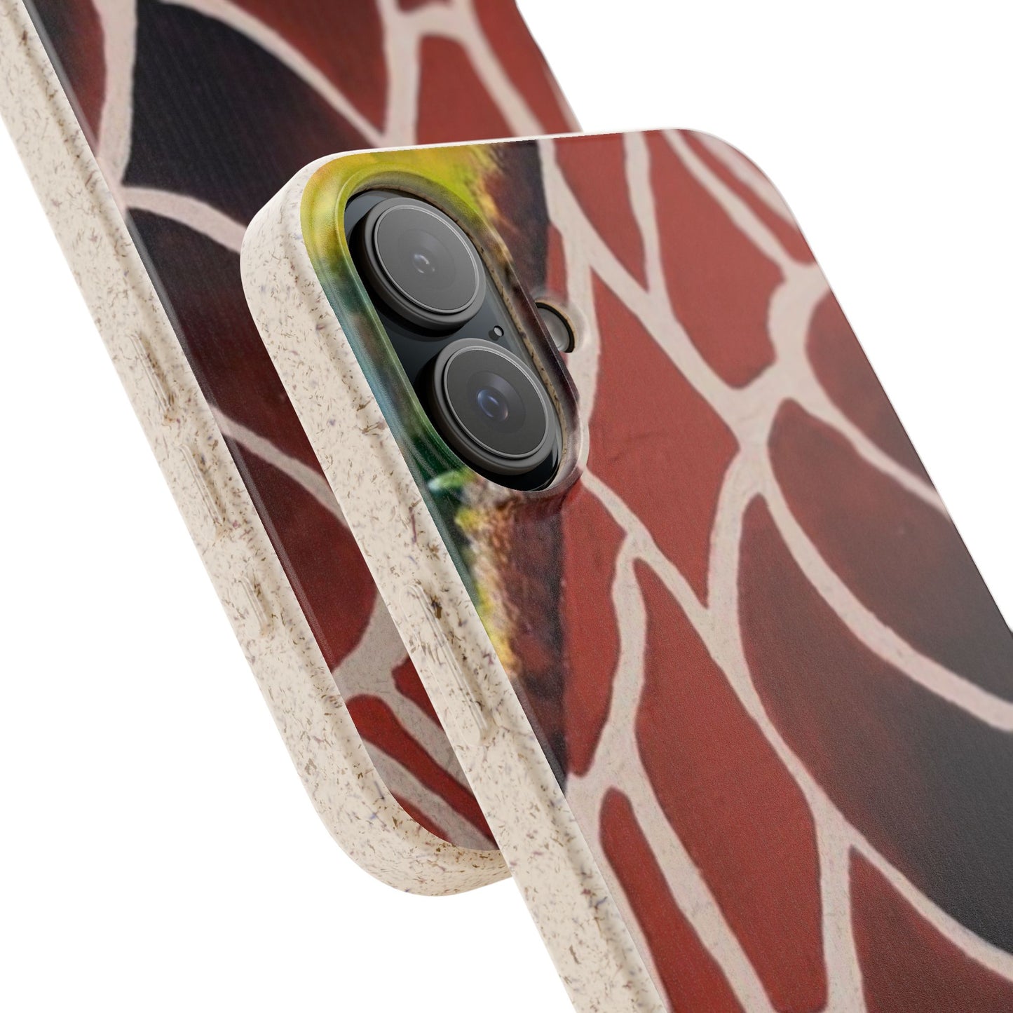 Eco-Friendly Phone Cases, Biodegradable Cases with Giraffe Print, Sustainable