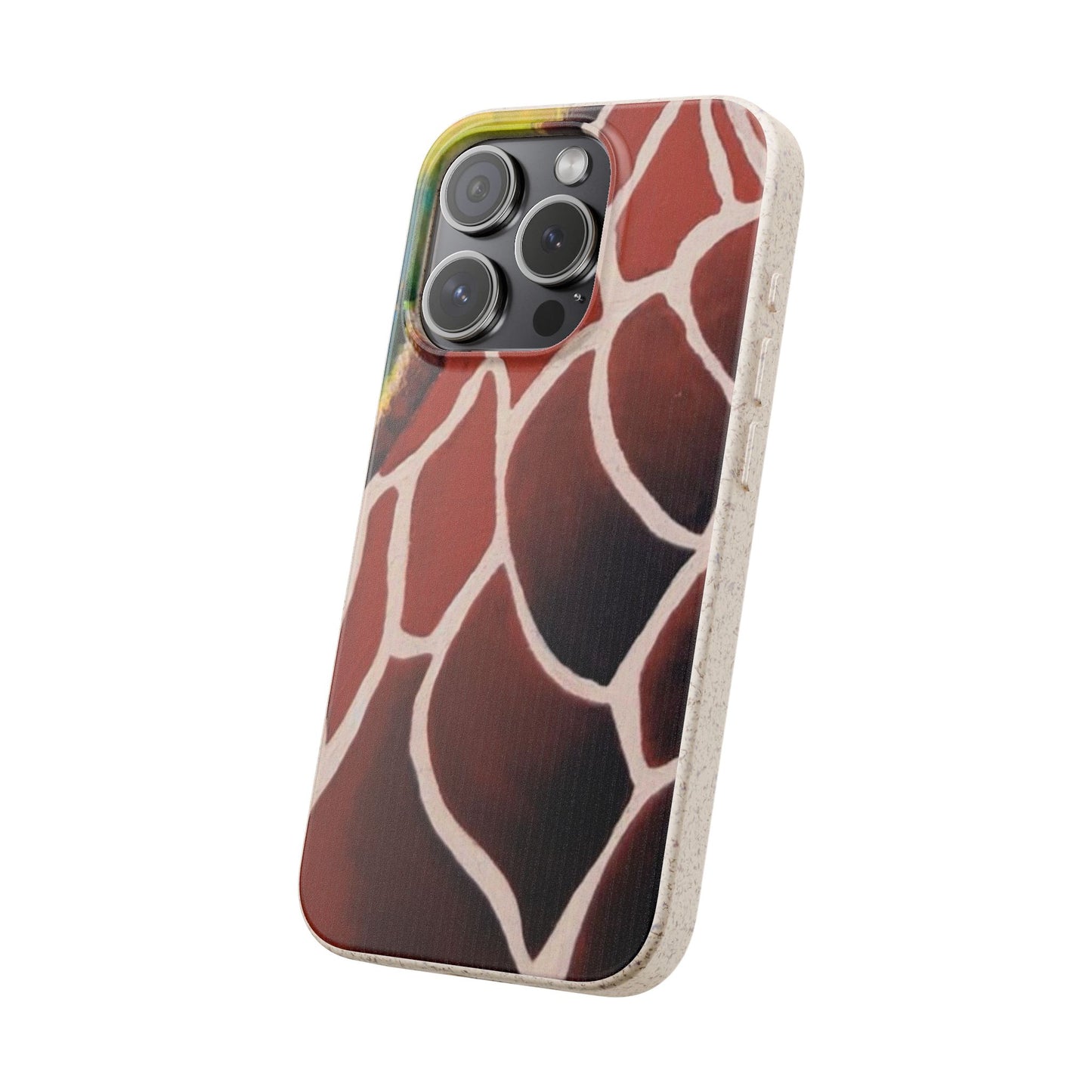 Eco-Friendly Phone Cases, Biodegradable Cases with Giraffe Print, Sustainable
