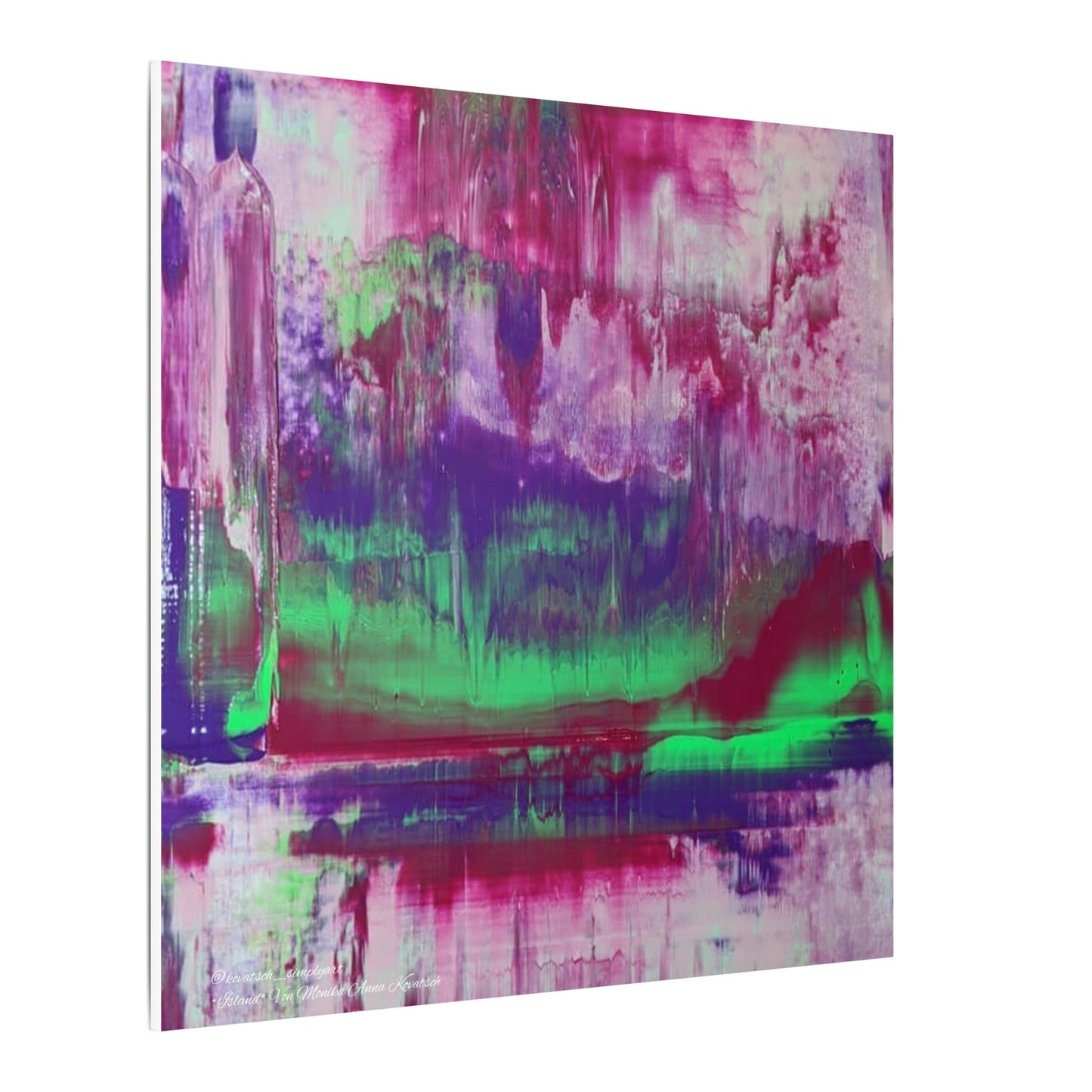 Island, Abstract, Matte Canvas, Stretched