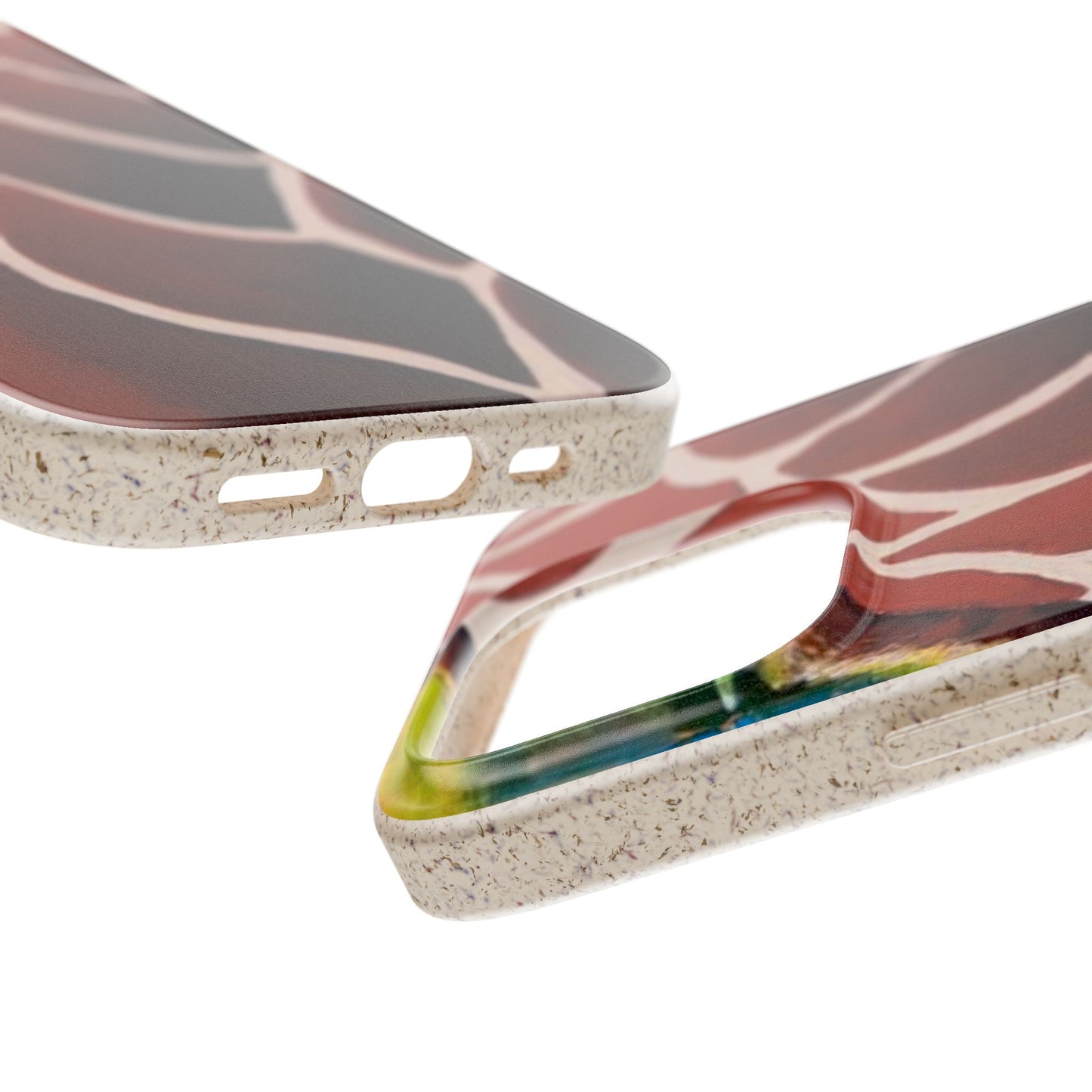 Eco-Friendly Phone Cases, Biodegradable Cases with Giraffe Print, Sustainable