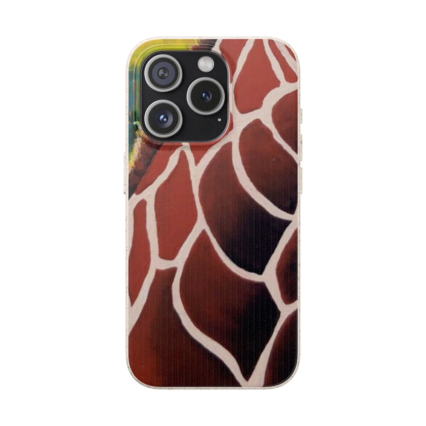 Eco-Friendly Phone Cases, Biodegradable Cases with Giraffe Print, Sustainable