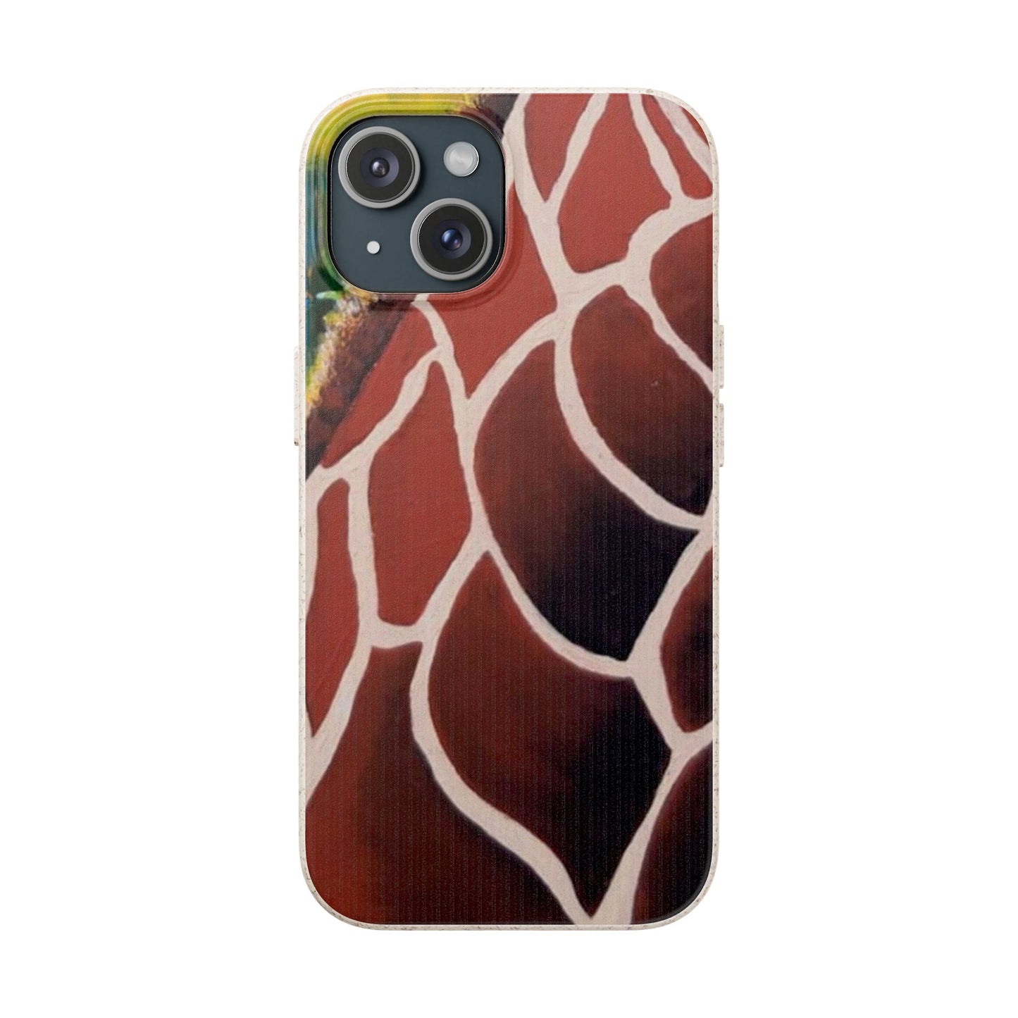 Eco-Friendly Phone Cases, Biodegradable Cases with Giraffe Print, Sustainable