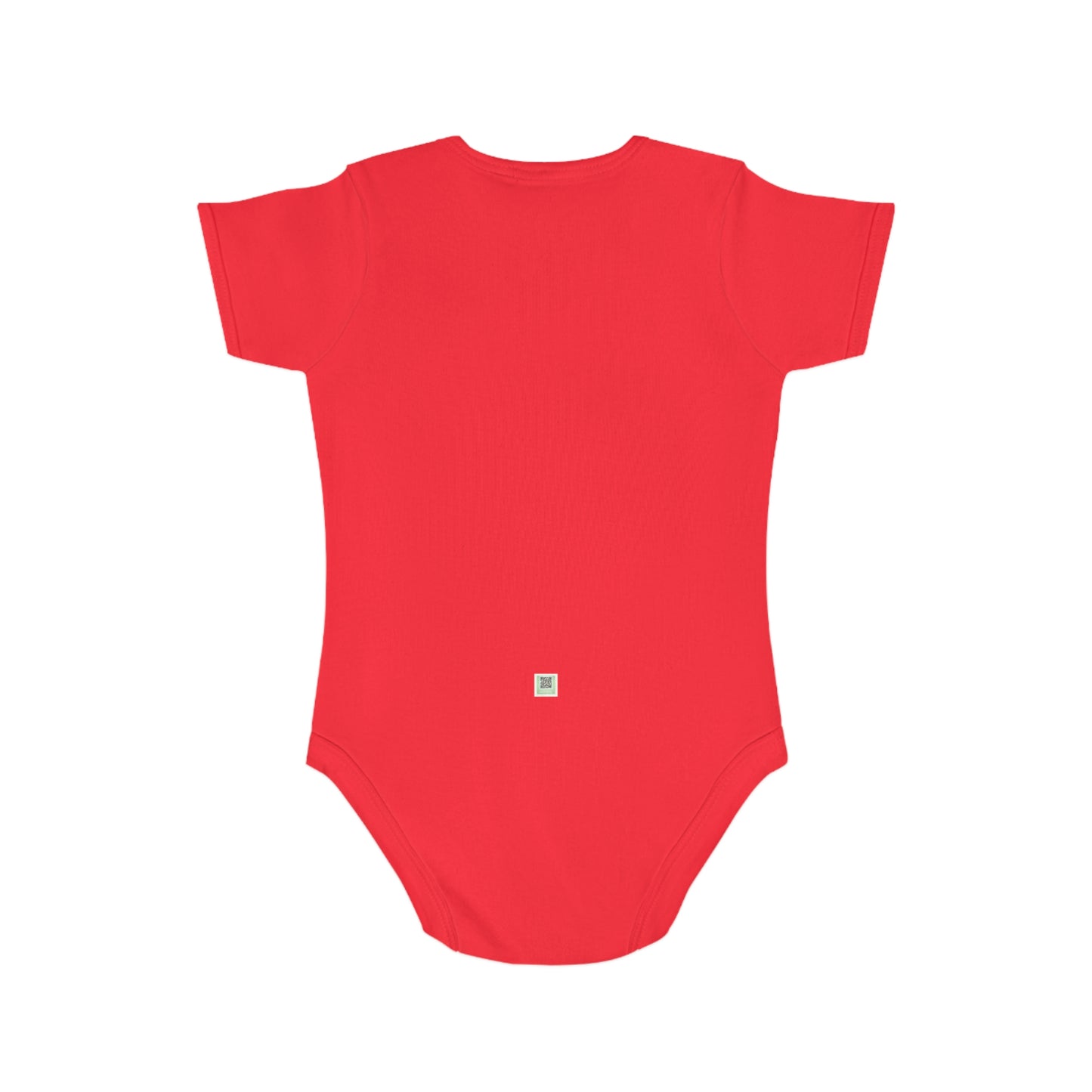 Organic Short Sleeve Baby Bodysuit *Giraffe*