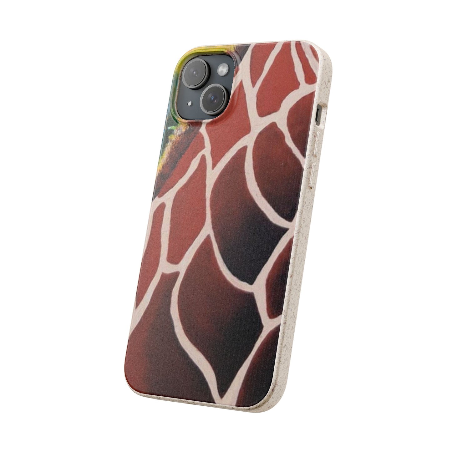 Eco-Friendly Phone Cases, Biodegradable Cases with Giraffe Print, Sustainable